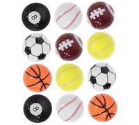 Abaodam 12pcs Color Golf Balls Practice Set Resin Sports Training Balls for Golf Enthusiasts Teens and Adults Gift Kit Resistant to Wear and Impact