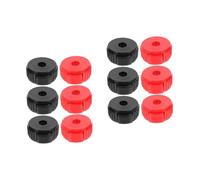Abaodam 12pcs Cymbal Quick Release Nuts Installation and Removal Cymbal Fixing Nuts for Drum Support Thread Star Shape Screw for Replacement