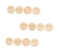 Abaodam 12pcs Discs Random Style Cards for Monthly Growth Tracking Shower Keepsakes for Newborn Memory Albums