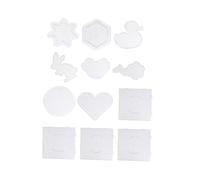 Abaodam 12Pcs DIY Fuse Craft Kit for Art Supplies Creative Plastic Spelling Template for Independent Play and Group Activities present for Boys