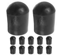 Abaodam 12pcs Double Bass Endpin Rubber Tips Non-Slip Cello Endpin Cushions Floor Protectors Tailpin Stopper Pads for Musicians Practice and Performance