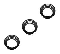 Abaodam 12pcs Drum Kit Sordine Mute Circles for Snare Drums Easy to Install and Carry Noise Reduction Accessories for Drumming Practice for Beginners