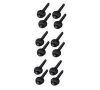 Abaodam 12pcs Ebony Crafts Violin Tuning Pegs Oud Tuning Pegs Replacement Fittings String Instrument Accessories