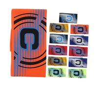 Abaodam 12pcs Elastic Football Captain Armbands Sweat Resistant Soccer Player Bands for Youth Adults High Visibility C Bands for Team Leadership and Training