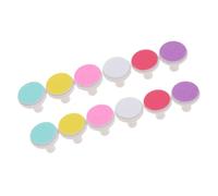 Abaodam 12pcs Electric Nail Trimmer Replacement Pads Safety Boy Girl Nail File Heads Pads for Boy Girl and Manicure Use