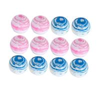 Abaodam 12pcs Eva Foam Golf Balls Soft Multi Functional Training Balls for Indoor Practice Pets Lightweight Safe Galaxy Pattern Design for Interactive Play and Entertainment