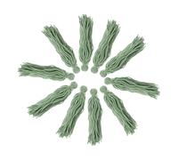 Abaodam 12pcs Fish Breeding Mops Made of Woolen Yarn for Aquarium and Fish Tank Floating Spawning Mop Accessory Green Colour Suitable as Breeding Substrate and Playing Spot for Angelfish