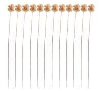 Abaodam 12pcs Golden Artificial Eucalyptus Flower Picks
