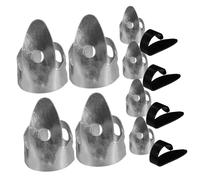 Abaodam 12pcs Guitar Finger Picks for Electric Bass Guitars Thick Thumb Picks for Stringed Instrument Accessories for Fingerstyle Playing