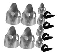 Abaodam 12pcs Guitar Picks Variety Pack Metal Guitar Picks Finger Protectors for Kirk Hammett