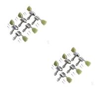 Abaodam 12pcs Guitar Tuning Pegs Machine for Electric Guitar Replacement Sealed Heavy Duty Design Easy Installation Material Suitable for Lp Models