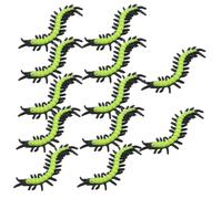 Abaodam 12pcs Halloween Fake Centipede Prank Stretchy Flexible Tpr Soft Bug Simulation Props for Party Favors Trick Treat Goodie Bag Fillers Safe Stress Relief and Halloween Prank Supplies