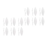 Abaodam 12pcs Hamster and Bird Cuttlebone Chew with Clip, 9Cm Natural Calcium Molar Grinding for Small Pets and Parakeets, Pet Teeth Care and Calcium Supplement