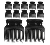 Abaodam 12pcs Hot Roller Claw Clips for Heat Protection Design Salon Sectioning Clips for Small Medium Large Rollers Smooth Protective Coating for Quick Easy Volume and Curl