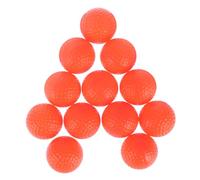 Abaodam 12pcs Indoor Practice Golf Balls Orange Lightweight Soft Feel Training Aids for Exercise Field and Outdoor Use Great Visibility for Approach and Full Shots