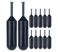 Abaodam 12pcs Ink Refill Privacy Protection Roller Stamp Refills 2 Ml Black Plastic Smooth Application Privacy Protection for Packages and Tax Documents Ink