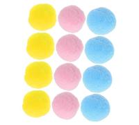 Abaodam 12Pcs Interactive Pet Supplies for Indoor Kittens Lightweight Portable Soft Balls to Enhance Playtime Fun and Bonding Activities