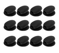 Abaodam 12pcs Lip Brush Covers Anti-lost Covers Silicone Protective Space-saving Suction Cup Design for Outdoor Traveling