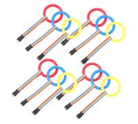 Abaodam 12pcs Lost Leash Boys and Girls Wrist Leash for Preschool Plastic Ring Handles as Transition Rope for Teachers Detachable Walking Rope for Toddlers