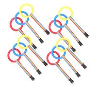 Abaodam 12pcs Lost Leash for Toddlers Detachable Handles Plastic Round Construction for Kindergarten Line Rope and Outdoor Walking Safety