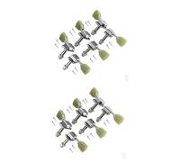 Abaodam 12pcs Lr Guitar Tuning Pegs Machine Heads Chrome Guitar Accessories Replacement Tuning Pegs for Electric