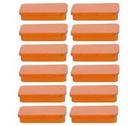 Abaodam 12pcs Metal Slide Lid Tin Box Container Rectangular Tinplate Box for Lipstick Packaging Lip Balm Travel Gifting Organization