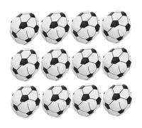 Abaodam 12pcs Mini Soccer Shaped Bean Bags for Kids Toss Game, Pu Material Small Bean Bags for Classroom and Kindergarten, Promote Healthy Growth and Improve Reaction Time