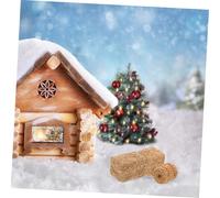 Abaodam 12pcs Miniature Hay Bales Realistic Straw Figurines for Dollhouse Farm Accessories Natural Texture Mini Model Grass Decorations for Indoor Outdoor Craft Scenes