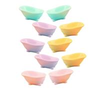 Abaodam 12pcs Miniature Realistic Bathtub Dollhouse Accessories Tiny Bath Tub Models Micro Furniture for Doll Bathroom Decor Creative Small Bathroom Scene Random Color