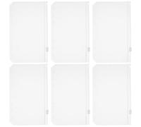 Abaodam 12pcs Multi-use Replaceable Budget Binder Pockets A6 PVC Loose Leaf Pockets for Credit Cards and Bank Cards, Easy to Use Document Organizers for Office and Travel