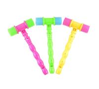 Abaodam 12Pcs Plastic Hammer for Noisy Knocking Sound for Fun Play and Learning Activity for Boys