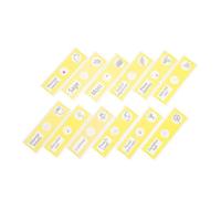 Abaodam 12pcs Plastic Prepared Microscope Slides for Biology Science Education with Labeled Plant Specimens Safe Non Sharp Edges for Entry Level Students and Homeschool Use