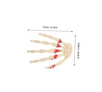 Abaodam 12pcs Plastic Skeleton Hands Halloween Decor Props Lightweight Scary Hand for Haunted Houses Graveyards Escape Rooms and Spooky Party Accessories