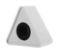 Abaodam 12pcs Portable Abs Microphone Station Logo Flag Triangular Design for Interview Karaoke