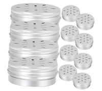 Abaodam 12Pcs Portable Dog Nose Training Tool Aluminum Scent Case with Perforated Lid for Scent Detection Dogs Safe Supplies for Snuffle and Work Training