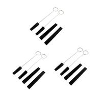 Abaodam 12pcs Professional Piano Tuning Fork Set Mute Function Includes Musical Tuning Fork and Piano Tools for Repair and Scenarios