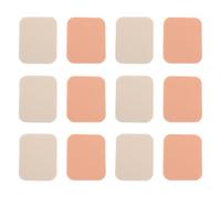 Abaodam 12pcs Square Powder Applicators for Face Dry Wet Use Cosmetics Skin Care Tools