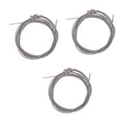 Abaodam 12pcs Stainless Steel Bass Strings String Gauge for Bass Guitar Performance Great Sound Quality for Beginners and Experienced Musicians