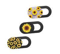 Abaodam 12pcs Sunflower Webcam Cover Slider Cute Camera Privacy Protector for Laptops Tablets and Smartphones Easy to Use Ultra-thin Design for Enhanced Security Online
