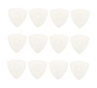 Abaodam 12pcs Transparent Nylon Ukulele Picks Non-slip Bass Plectrums for Da Ruan Liuqin Yueqin Lightweight Professional Musical Instrument Accessories