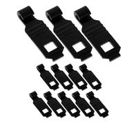 Abaodam 12pcs Universal Dash Cam Mount for Car Rearview Mirror, Black Plastic Camera Holder Easy Installation and Vibration Reduction, for Car Dashboard and Rear View Mirror Accessories