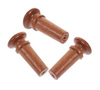 Abaodam 12pcs Violin Tailpiece Peg Wood Violin Bridge Peg for Endpin Musical Instrument Accessories