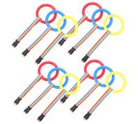 Abaodam 12pcs Walking Rope with Detachable Plastic Handles Anti-Lost Safety Leash for Daycare and Preschool Group Outings Playground Transition Rope for Outdoor Safety