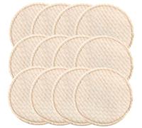 Abaodam 12pcs Washable Breast Pads Reusable Nursing Cushions for Breastfeeding Soft Absorbent Design Prevents Leakage Spotting for Mothers and Maternity Care