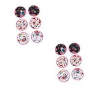 Abaodam 12pcs Washable Breastfeeding Pads Printing Absorbent Breast Mats Reusable Nursing Pads for Breastfeeding for Maternity Use