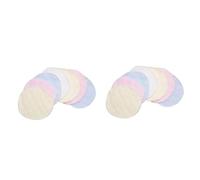 Abaodam 12pcs Washable Cotton Breast Feeding Pads for Women Reusable Nursing Pads Protection for Breastfeeding Scenarios Two Layers Absorbent Inserts Random Color