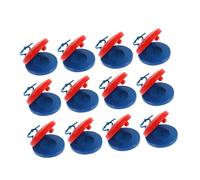 Abaodam 12PCS Wooden Castanets Musical Instruments for Ergonomic Hand Percussion Rhythm for Early Music Education Group Play and Motor Skill Development