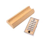 Abaodam 13pcs Guitar Luthier Tool Box Fret Press Caul Inserts Inserts for Acoustic Guitar Bass and Electric U-shape Wooden Pillow Included