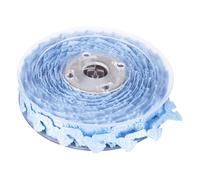 Abaodam 15m Footprint Lace Ribbon Blue Polyester Decorative Ribbon for Birthday Party Wrapping The Box Footprint Pattern