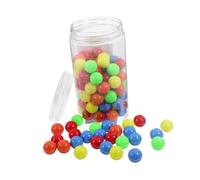Abaodam 15mm Plastic Counting Balls 100pcs Small Solid Balls for Boys and Girls Math Learning Toys Educational Teaching Tools for Probability and Counting Activities